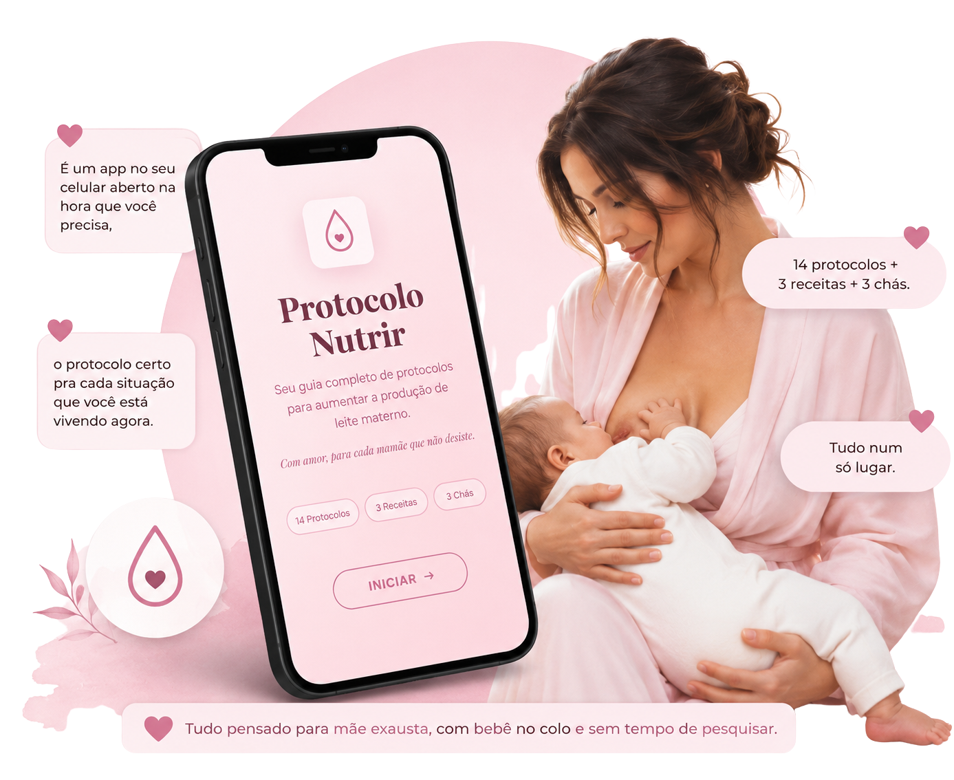 Protocolo Nutrir — App de amamentação